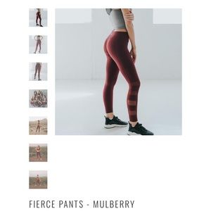 Senita Mulberry Fierce Leggings
